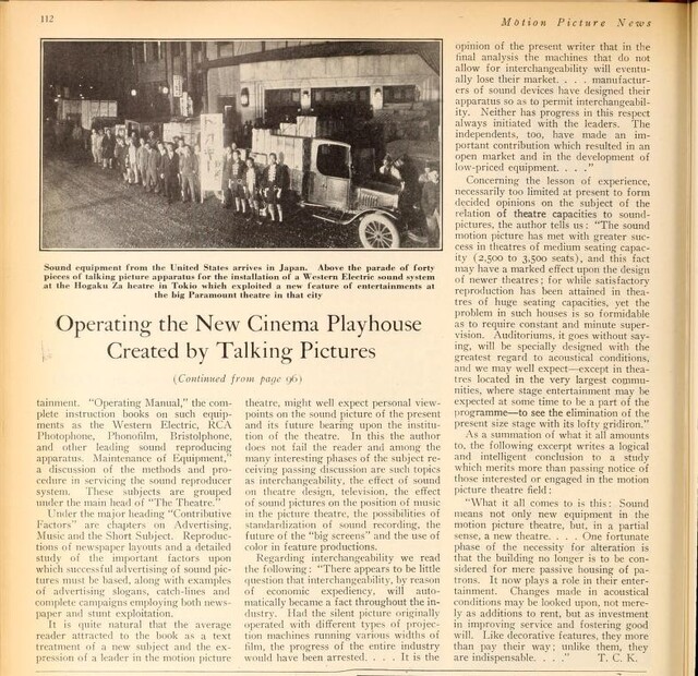 The Sound Era Begins (1929)