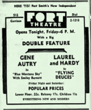 ["Fort Theatre"]