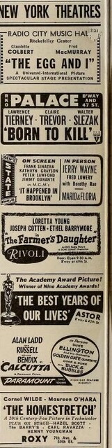 May 1947 Films