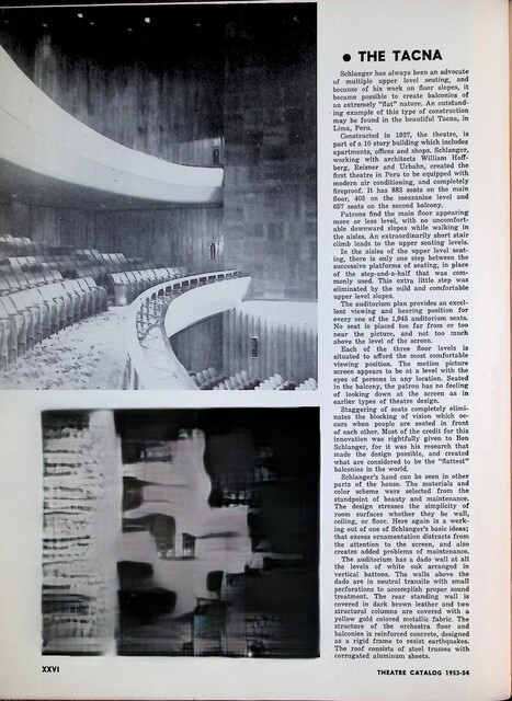 Ben Schlanger, Theater Architect (1937)