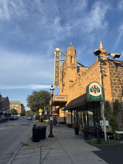 Ambler Theater Marquee Day