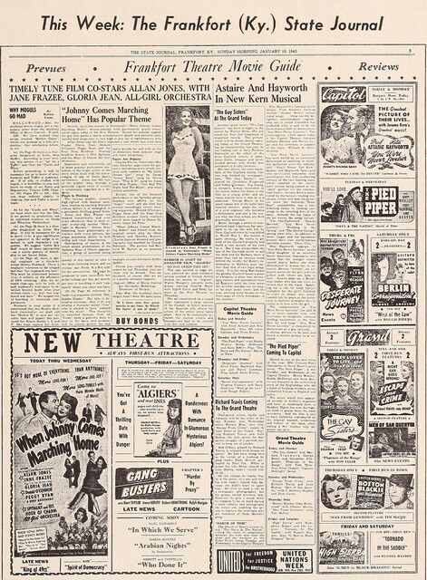 The World War II Era: January 1943 Flicks