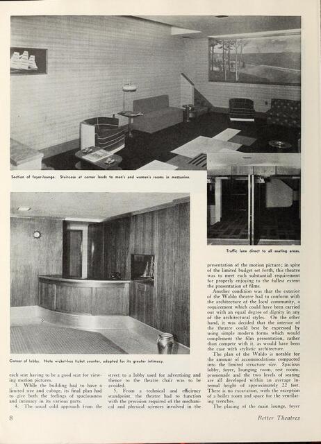 Ben Schlanger, Theater Architect (1936)