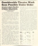 Post World War II Federal Policy on Theater Construction (1946)