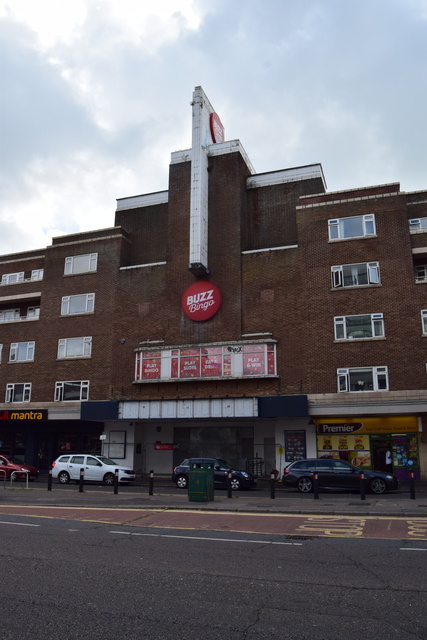 The remaining facade