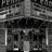 Newsprint picture of the Penn’s streamlined marquee, circa 1954.