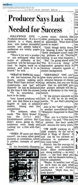 The Great Directors: Robert Aldrich (1956)