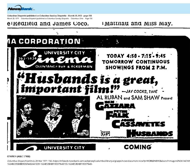 The Great Directors: John Cassavetes (1971)