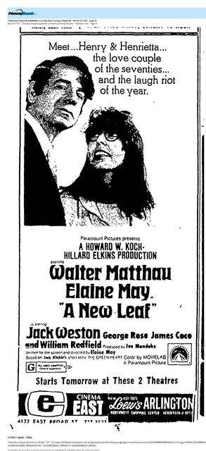 Cleveland, Ohio native, Jack Weston (1971)