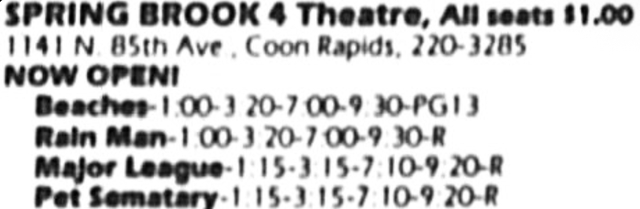 Spring Brook 4 Cinemas