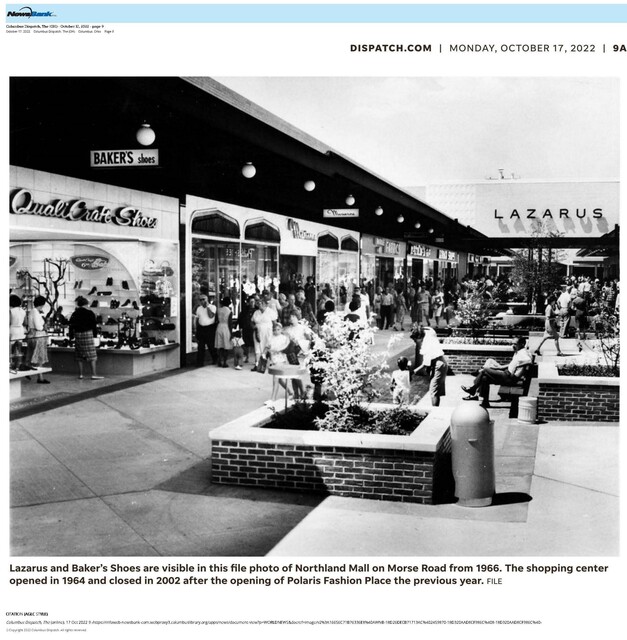 The Location of the original Northland Cinema (1964)