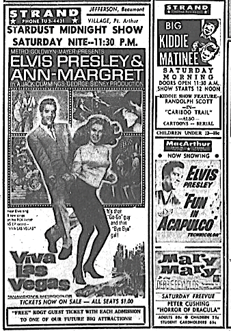 ELVIS LIVES! at The Strand in May 1964