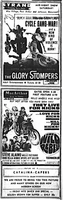 The Glory Stompers at the Strand in December 1967