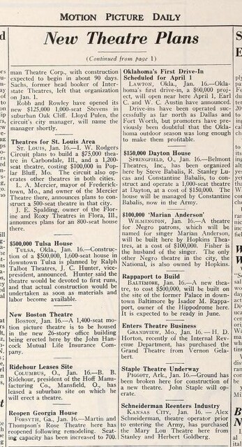 Post World War II Federal Policy on Theater Construction (1946), p. 2