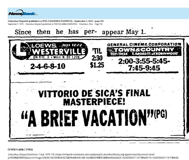 The Great Directors: Vittorio De Sica (1975)
