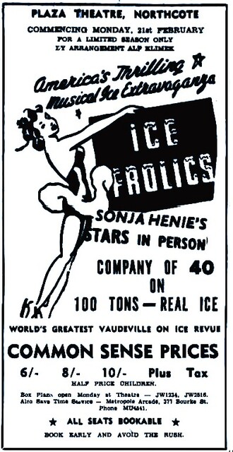 Plaza Cinema 405 High Street, Melbourne, VIC - 1955