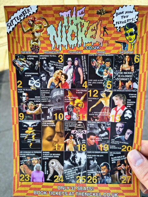 September 2025 Programme 