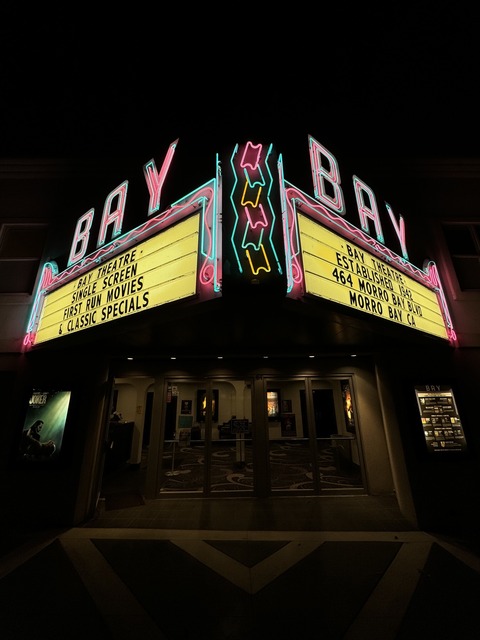 Morro Bay Theatre Neon, Morro Bay, California