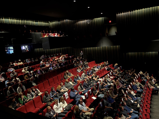 TIFF Lightbox Facing Crowd