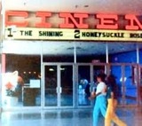 ["Entrance to the theater"]