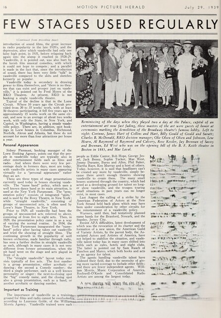 The State of Vaudeville (1939)