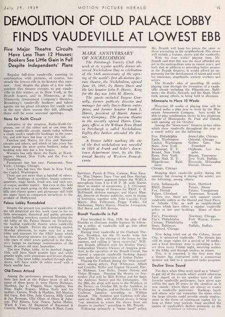 The State of Vaudeville (1939) - Page 1