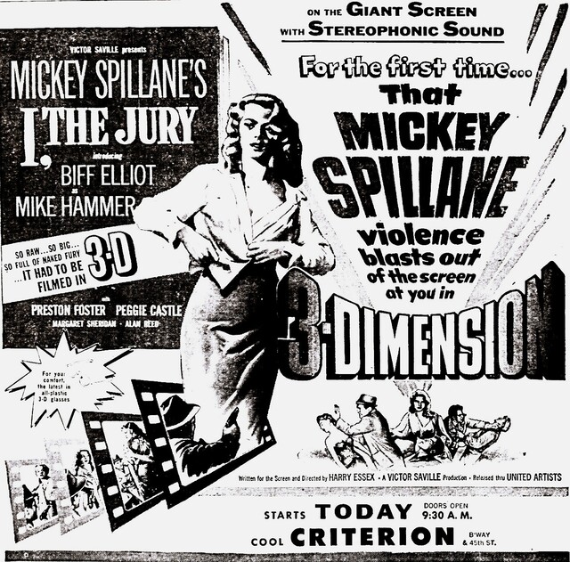 Criterion Theatre 1514 Broadway, New York, NY - 1953 3D Presentation