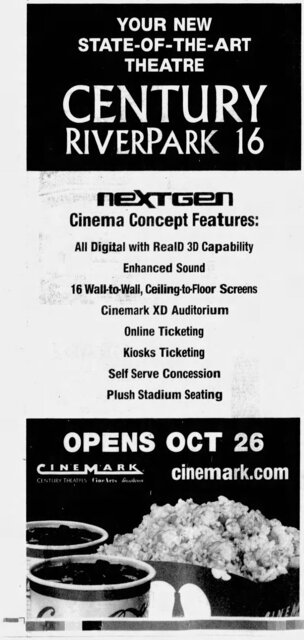 Cinemark Century Riverpark 16 & XD