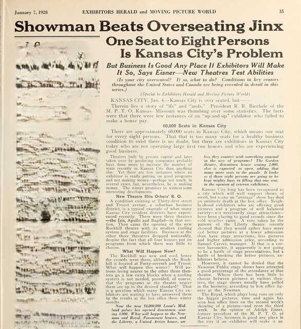 The Overseating Issue (1928)