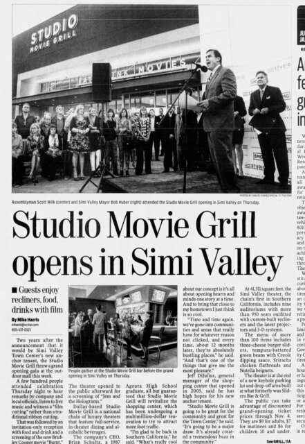 Studio Movie Grill Simi Valley