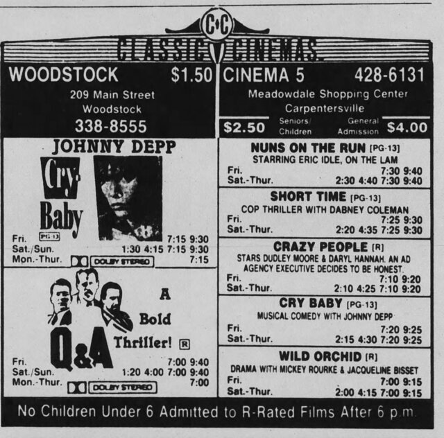 May 11, 19990 under Classic Cinemas