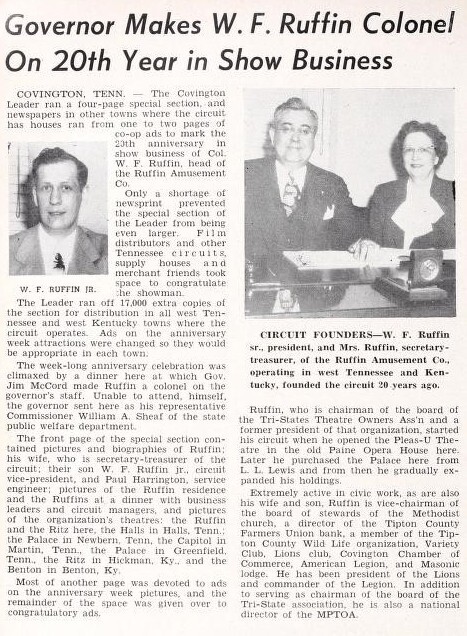 Theater Showman and More (1947)