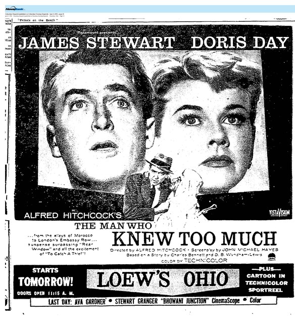 The Great Directors: Alfred Hitchcock (1956)/ Cincinnati's Doris Day