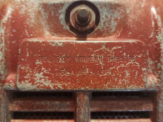 Speaker from the former Holiday Drive In Theatre