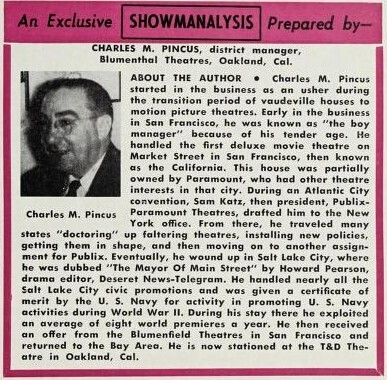 Theater Showman and More (1960)