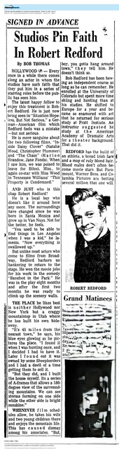 Robert Redford, R. I. P. (1936 - 2025)