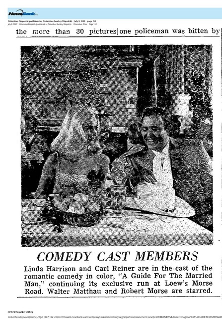 The Great Directors: Carl Reiner (1967)/R. I. P. (1922 - 2020)