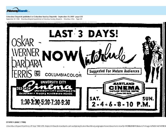 Barbara Ferris, R. I. P. (1936 - 2025)