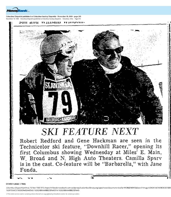 Robert Redford, R. I. P. (1936 - 2025)/Gene Hackman, R.I.P. (1930-2025)