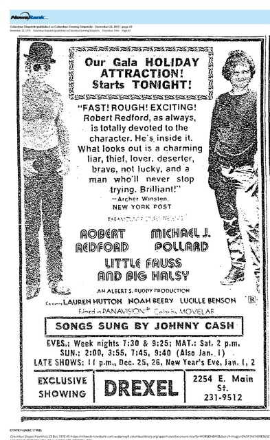 Robert Redford, R. I. P. (1936 - 2025)