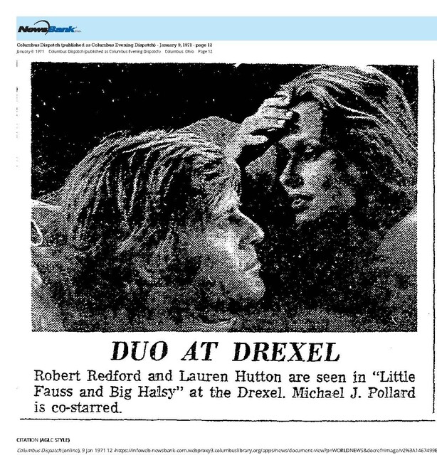 Robert Redford, R. I. P. (1936 - 2025)