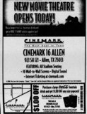 ["Cinemark Allen 16 and XD"]