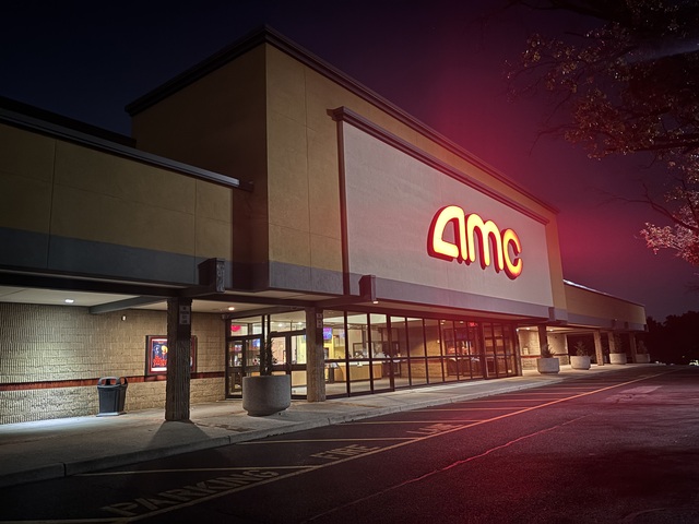AMC Deptford 8 Front Exterior Night