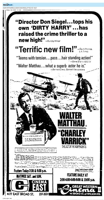 Joe Don Baker, RIP (1936 - 2025)/The Great Directors: Don Siegel (1973)