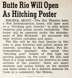 Changing Times: !947 - Today a Bad Idea for a Theater but a Niche for a TV Channel