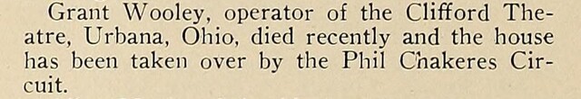 Grant Wooley, RIP/New Operator (1945)