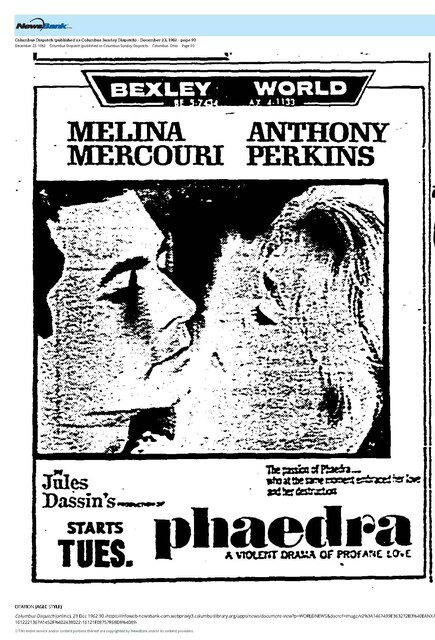 The Great Directors: Jules Dassin (1962)