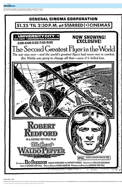 Robert Redford, R. I. P. (1936 - 2025)/The Great Directors: George Roy Hill (1975)