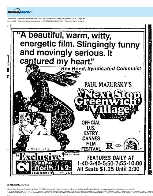 The Great Directors: Paul Mazursky (1976)