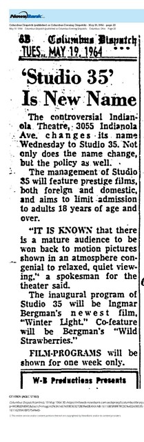 New Name and Film Policy (1964)